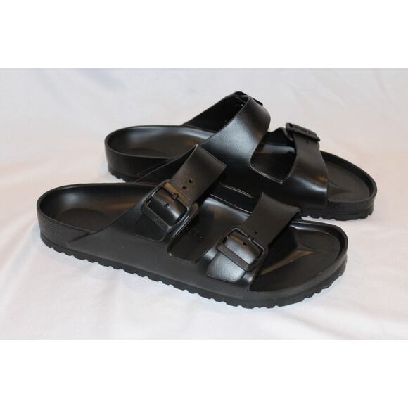 Birkenstock‎ Arizona Essentials EVA Slide Men\'s Sandal BLACK Medium/Narrow main image 4